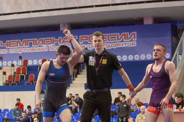 Чемпионат России среди студентов по вольной борьбе — 2026 — фотография PS-0398.